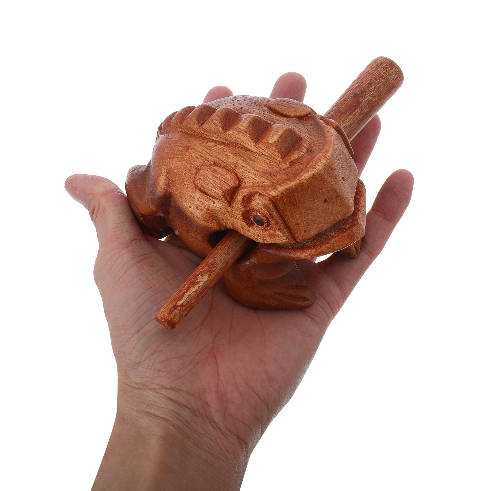 Musical Instrument All - 1Set Frog Guiro Wooden Percussion Instrument