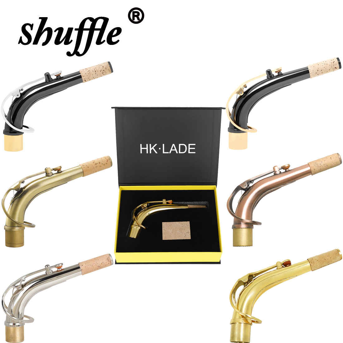 Musical Instrument Oboe - Alto Saxophone Neck Bent Brass Easy