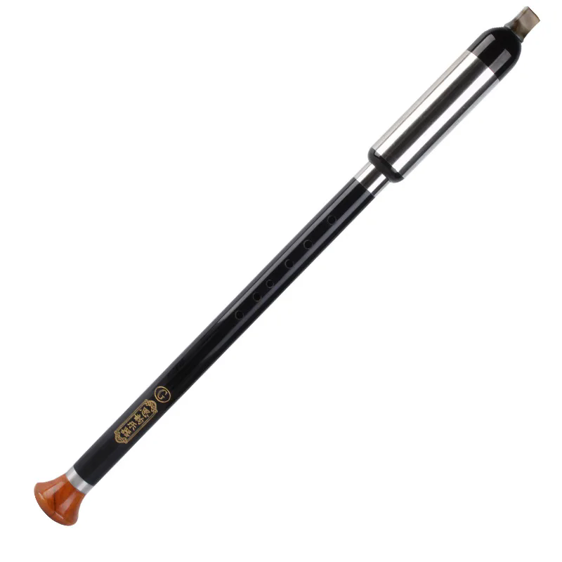 Bagpipe Practice Chanter - Chinese Bawu Ebony Wood Flute Musical