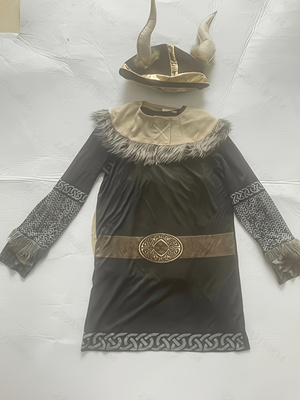 Halloween Boys Viking Costume  - Musical Instrument Trumpet review and price