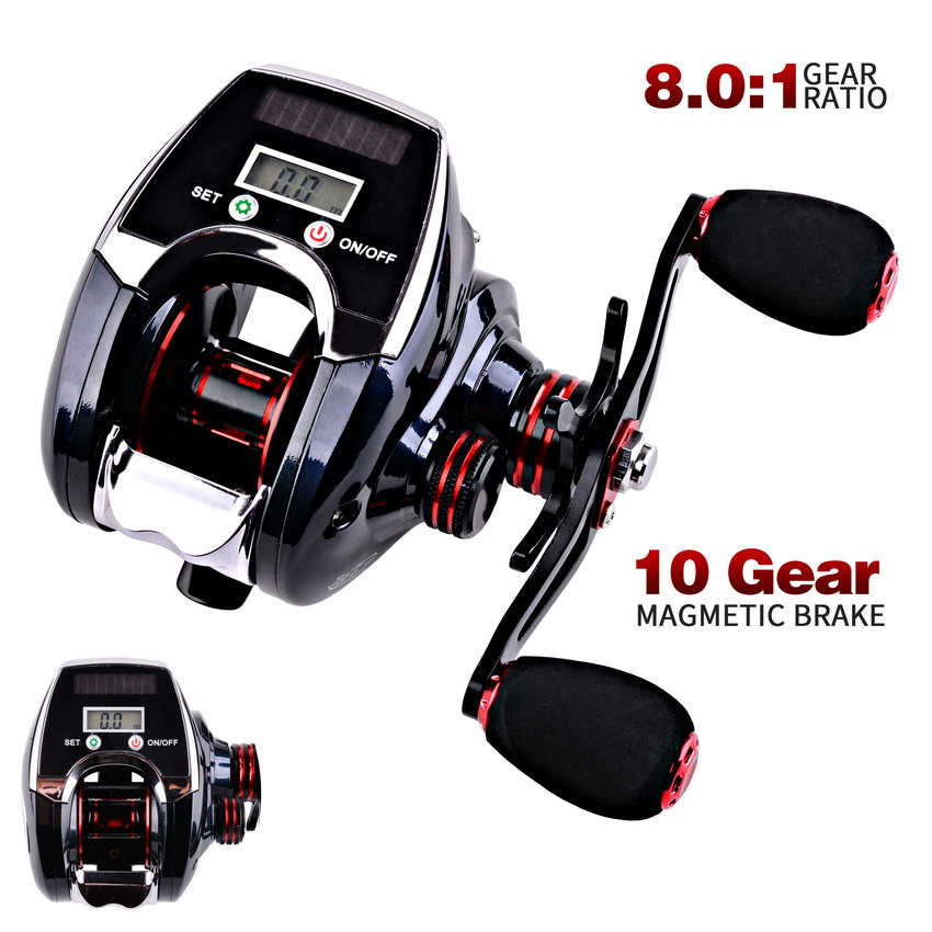 8.0:1 19+1BB Fishing Reel Left - Ocean Drum Wave review and price