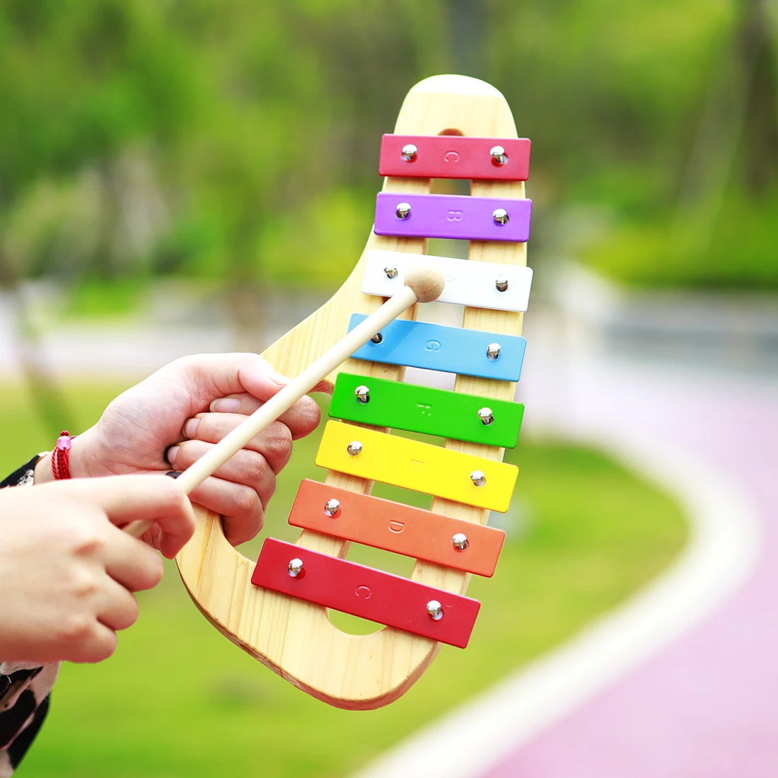 8-Tone Rainbow Xylophone, Meta - Musical Instrument Xylophone review and price