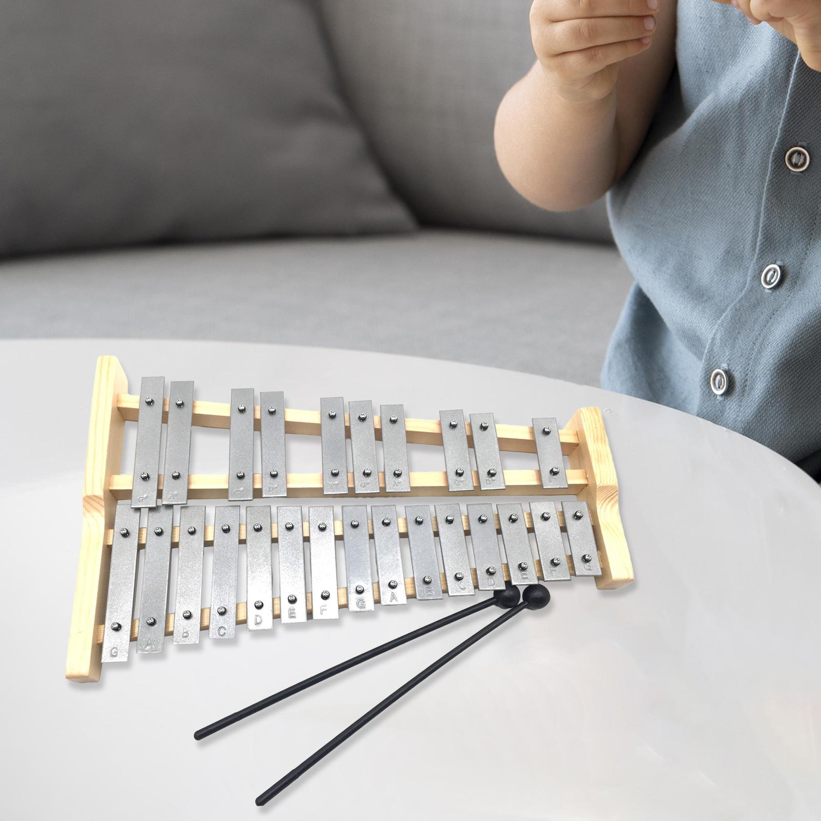 25 Notes Metal Keys Xylophone  - Musical Instrument Xylophone review and price