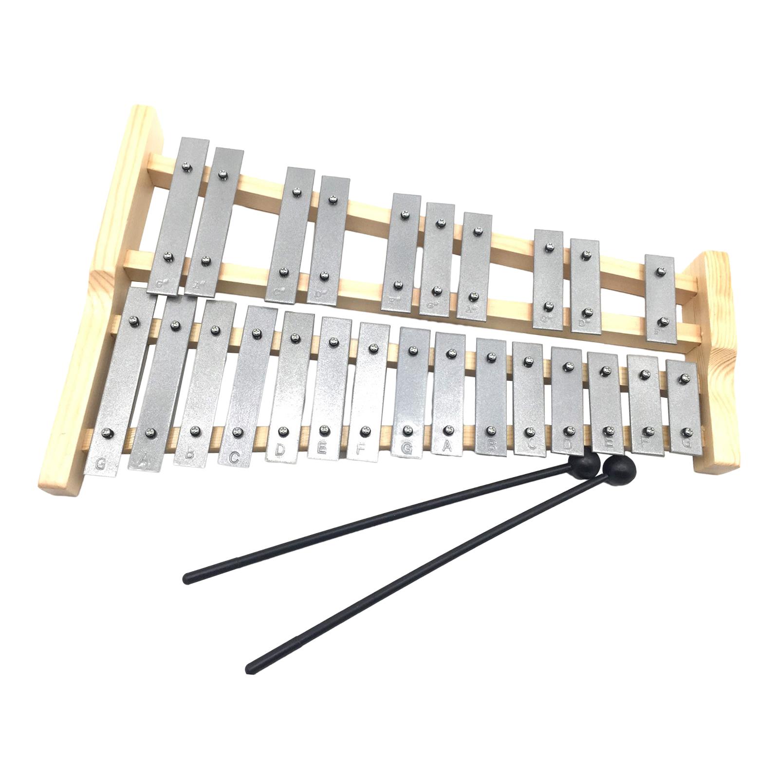 25 Notes Metal Keys Xylophone  - Musical Instrument Xylophone review and price