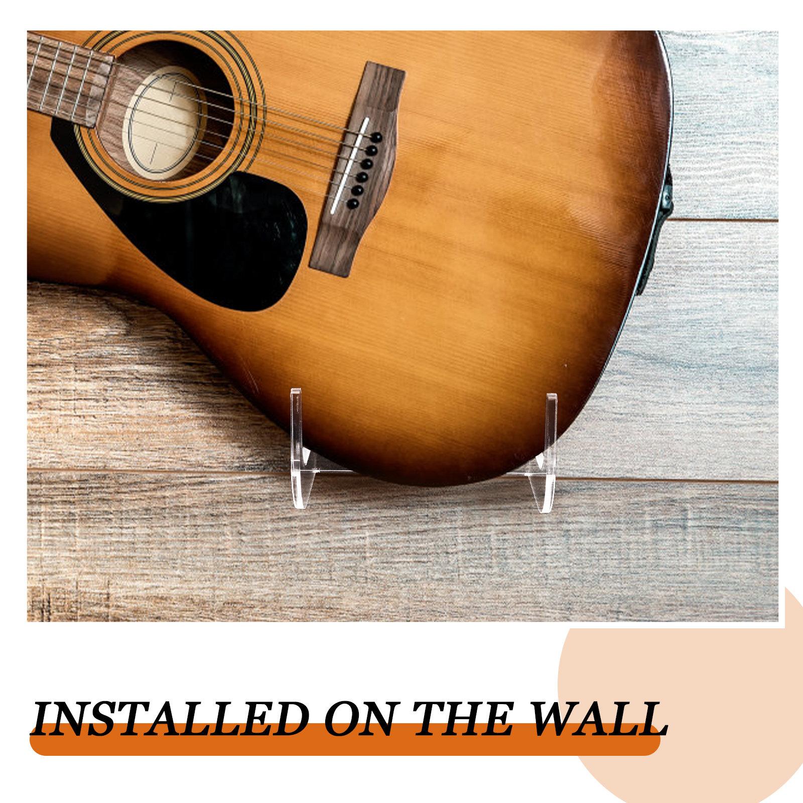1Set Guitar Wall Hanger Acryli - Musical Instrument Bass review and price