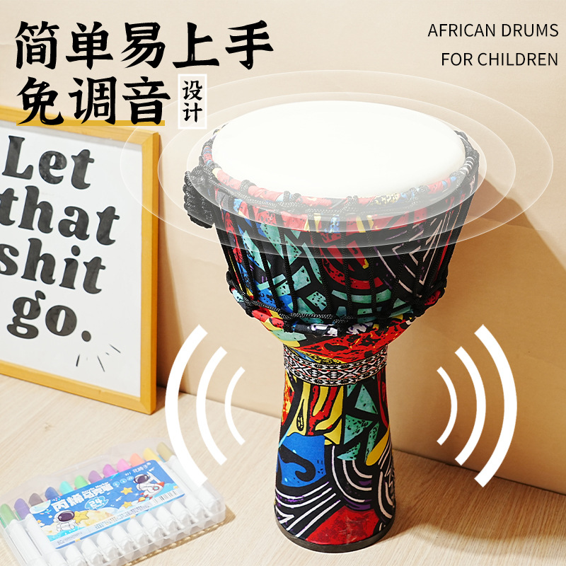 PVC African drum sheepskin 8 i - Musical Instrument Bass review and price