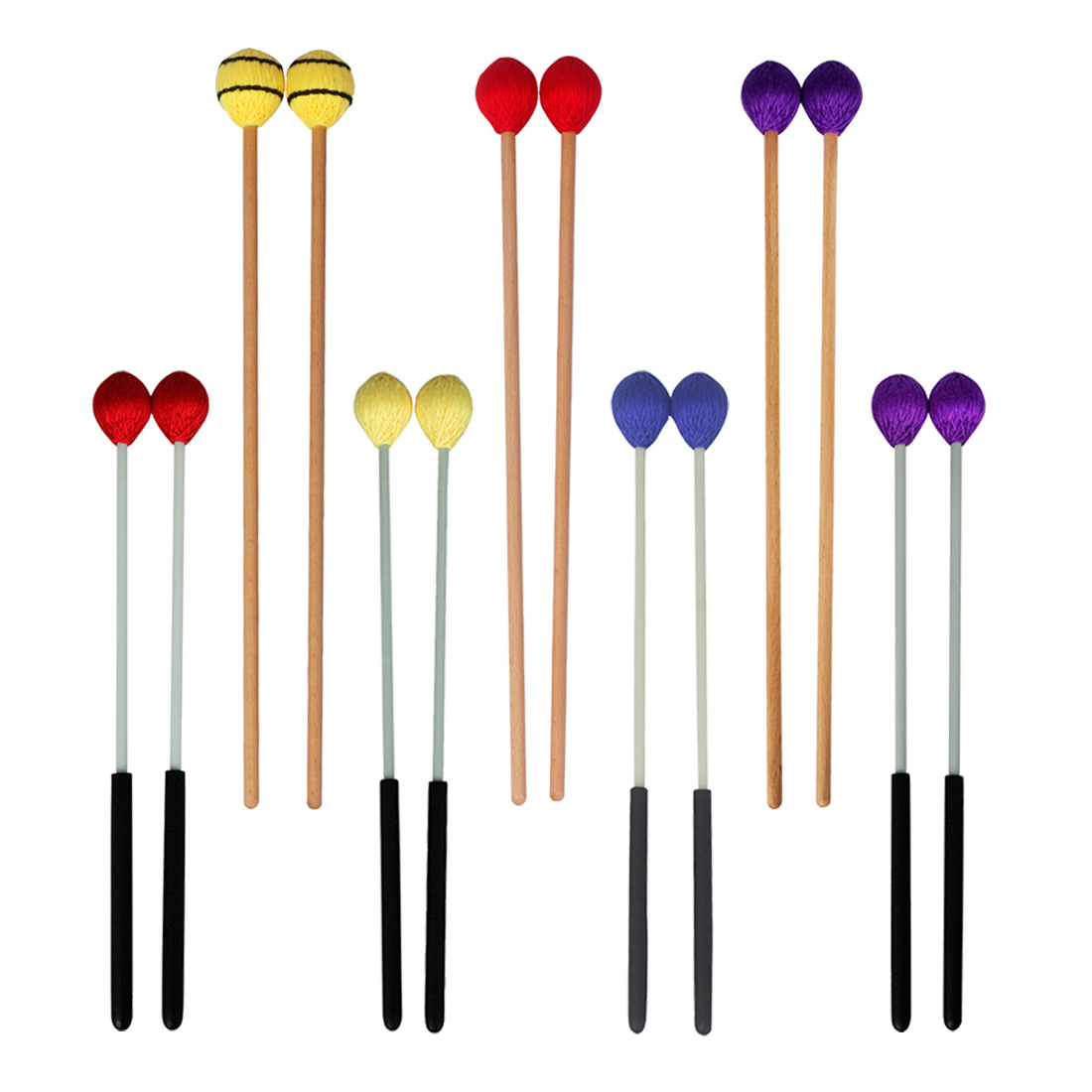 2Pcs Marimba Mallets Color Yar - Musical Instrument Xylophone review and price